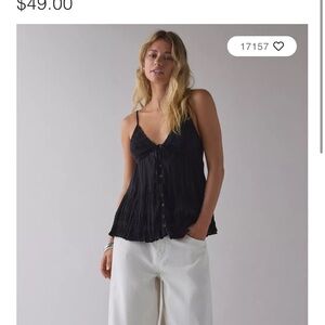 Kimchi Blue Black Button-Up Blazer